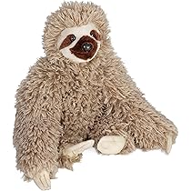 Wild Republic 12257 Sloth Plush, Soft Toy, Cuddlekins, Grey, 30 cm