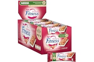 FITNESS Red Berries Barrette Cereali Integrali con Frutti Rossi, 24 Barrette da 23,5g (564g)