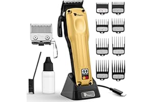 Fagaci Tagliacapelli Uomo Professionale Con Precisione Superiore, Affilatura 5 Volte Più Duratura Macchinetta Capelli, Taglia Capelli per Uomo Con 2 Lame: Fade & Taper, Tagliacapelli Professionale