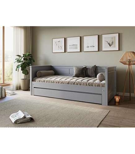 IKEA ASKVOLL Bed Frame, 140x200 cm, White/Luröy : Amazon.co.uk