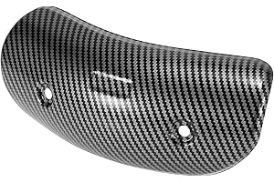 Motoforti 1 Set Motorcycle Exhaust Muffler Pipe Heat Shield Guard Cover 7.60"