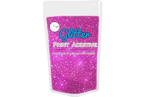 MOPA CRAFTS Additivo in glitter per vernice a emulsione e malta, 100 g Rosa acceso