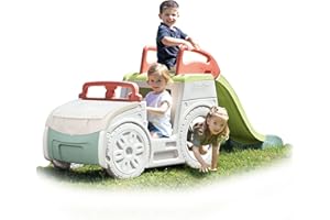 ‎SMOBY Smoby Life - Samochód przygodowy - Samochód wielofunkcyjny - 3 aktywności - Pozycja kierowcy, Zjeżdżalnia, Piaskownica - Materiał z recyklingu - Od 18 miesięcy - Wyprodukowano we Francji