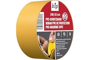 Kip Taśma ochronna pcv, 50 mm x 33 m, żółta, 1