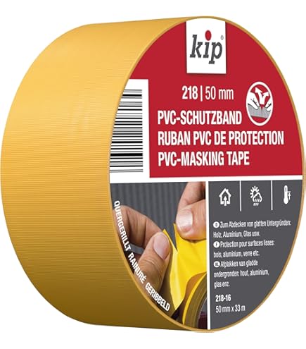 Ruban Adhésif Imperméable Kip 326-48 - Ruban Pierre Pour Plâtre, Sablage, 48 Mm X 50 M