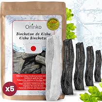 Binchotan Charbon Actif Purificateur D'Eau 100g - Véritable Charbon De Chêne Wakayama, Morceaux Pour Carafe