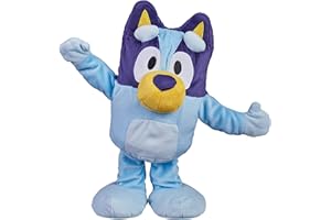 Bluey Dance and Play Talking and Animated Toy Plush Featuring 4 Songs, 3 Games; Staues, Dance and Copycat and 55 Phrases
