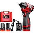 JPT 18V Pro Series Brushless Compact Impact Driver - 118 ft-lbs Torque with Quick change 1/4" Hex Shaft, 3-Speed Variable, For Electricians, Carpenters & Fabricators