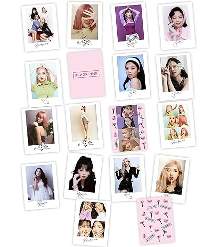 PRINTNET Pack of 16 Blackpink Photocards collection Design-5