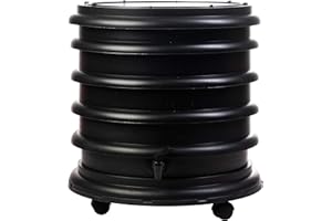 WORMbox | Vermicompostador Compostera 3 bandejas Negro | 48 litros | Composta residuos orgánicos, lombrices producen Humus de Lombriz
