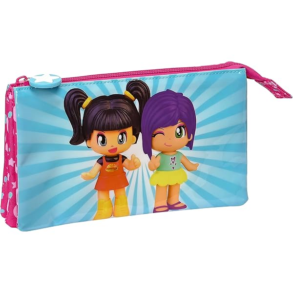 Safta Batman Legendary Trousse Avec Poche Amovible Remplie Pour Enfants, Idéale Pour Les Enfants D'âge Scolaire, Polyvalente, Qualité Et Résistance, 20 X 8,5 X 11 Cm, Bleu Marine, Bleu Marine