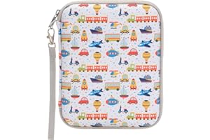 JEACHAN Card Case for Yoto cards, Soft Portable Folder with Zipper & 80 Pockets Player & Mini Audiobook Cards, Card Binder Holder with Sleeves for Travel (Vehicle)