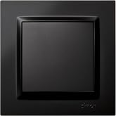 SIMON 10 Wall Switch 230V Black