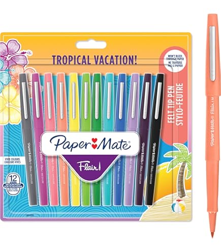 Paper Mate Flair Scented Pens 16-Color Set