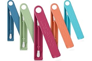 LastSwab Coton Tige Réutilisable pour les Oreilles de LastObject - Coton Tige Ecologique Q-tip - Conçu au Danemark - Cure Oreille - Zero Dechet (Rouge)