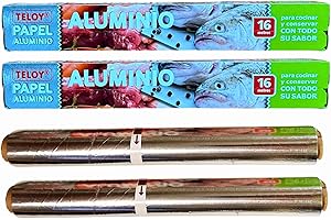 ESTHELAR SELECT Papel de aluminio extra resistente, Resistente al calor y fácil de cortar, papel de plata. Conservar alimentos, cocinar, asar, hornear y para barbacoa, parrilla y peluquerias, 32 m x 29 cm