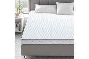 ‎SEZMOONSI SEZMOONSI Topper 140x200cm 7,5cm Höhe H3 & H2 (2 in 1) Härtegrade Gel-Schaum Matratzen Topper mit Waschbarer Bezug, rutschfest & Atmungsaktiv Matratzentopper für Boxspringbett, Sofa, Wohnwagen