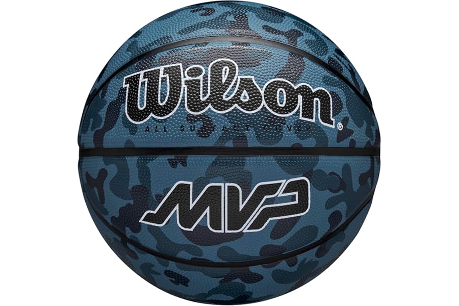 Wilson MVP CAMO Basketball Blue