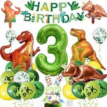 Yiran - Palloncini in lattice con dinosauri da 30,5 cm, per feste e dinosauri