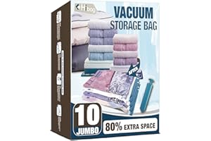 HIBAG Vacuum Storage Bags (10 Jumbo)