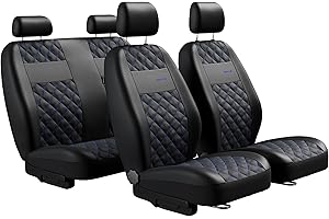 MOTOS Housse Siege Voiture Universelle pour Dacia Duster, Protection de siège de Voiture avec système de Coussins gonflables Actifs, idéale pour Les conducteurs, matériau à Trois Couches