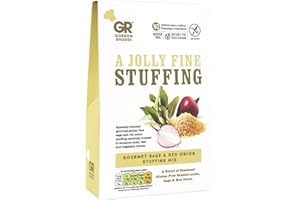 GR GORDON RHODES Gordon Rhodes' Gourmet Sage and Red Onion Stuffing Mix is Gluten Free and Easy to Prepare to Enhance Meat, Fish and Vegetable Dishes. Vegan Approved(1 x 125gm)