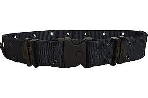 ALGI Cinturone Tattico Blu Navy H 5,50 cm con Fibbia di sicurezza