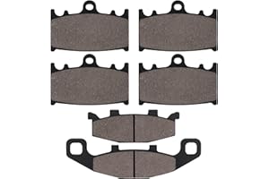 SOLLON Pastiglie freno anteriori e posteriori per Kawasaki ZZR 600 1990-1993 GPZ 900R 1998 GPZ 900R A7-A8 1990-1996 GPZ 900R A7-A8 1990-1996 ZR 1100 Zephyr1992-1995 ZZR 400 1990-1992