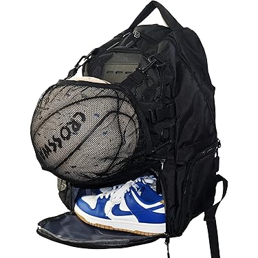 Zaino Da Basket JIMCOM - Borsa Per Palloni, 40x47 Cm, In Gabardine, Per Sport E Scuola - Foto 7