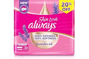Always Pads Thick Skin Love Regular Flow, 30 | Are you seeking comfort and protection on your period? Discover Always Skin Love—your trusted choice for regular flow days.