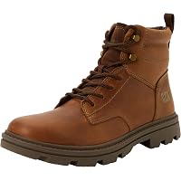 Cat Footwear Exposition Hiker Wp Piramide | Scarponcino Da Lavoro Impermeabile Uomo | Pelle Pieno Fiore | Suola Antiscivolo SRX | Taglia 11.5