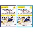 Cursive and Hindi writing Combo - Speed writing in improved handwriting - Book A - 30 Days comprehensive Handwriting practice book (Cursive and Hindi) for kids age 6-9 years