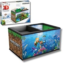 Puzzle Ravensburger Minecraft XXL – 200 Piezas, 49x36 Cm, Ideal Para Niños De 8 Años En Adelante