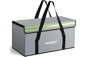 FIREWESS Pochette Anti Feu, Boite Ignifuge, Lipo Safe Bag, 60 x 30 x 30 cm, pour Documents A4, Passeport, Batterie Lipo, Bijoux, Objets de Valeur