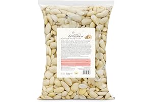 DOLCINCASA.COM Dolcincasa-com Almendras Amargas Blanqueadas Nueces Enteras para Cocinar o Hornear Dulces Pastelería Helados Uso Doméstico o Profesional 500g