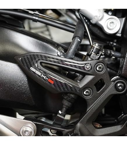 Protezioni Paratelaio Per Moto Suzuki GSXS E GSR - Anticaduta In POM, Nero - Foto 4