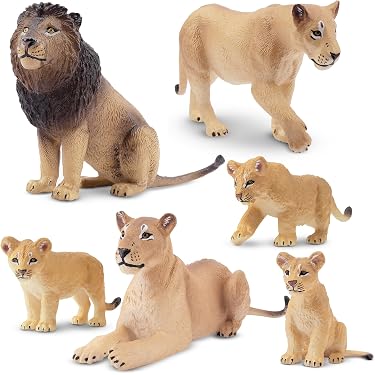 B Baosity Wildtier-Modellfiguren – Realistische Tierfiguren Als Spielzeug & Sammlerstücke | Verschiedene Arten Wie Wolf, Hummer, Wal | Für Kinder & Tierliebhaber