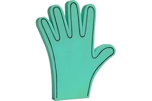 Deggelbam XXXL Winkehand Jumbo HighFive/Football/Stadion Attraktion/Schaumstofffinger (Made in Germany!) (Grün)