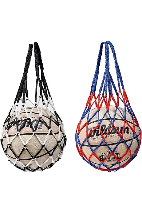 Rete Portapallone 45cm - Borsa A Rete Per Calcio, Basket, Pallavolo - Foto 9