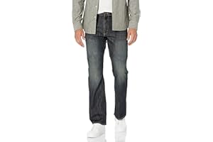 Wrangler Authentics Męskie dżinsy o luźnym kroju z wycięciami De Corte Holgado, Niebieski/czarny stretch., 40W / 32L