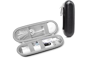 Nincha Twarda obudowa na elektryczną szczoteczkę do zębów - do Oral-B iO/Pro/Smart Series, do elektrycznej szczoteczki do zębów Philips, większy rozmiar etui podróżne pasuje do wszystkich szczoteczek
