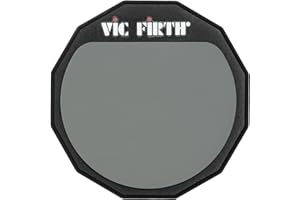 Vic FIrth - Double Sided Drumstick Practice Pad with VF logo - 6” Diameter