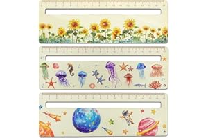 MIHURO Lesehilfe Kinder 1 Klasse 3 Stück Lesehilfe Lesezeichen Kinder Einschulung Holz Lesezeichen Leselineal zur Einschulung Kinder Schulanfang Lineal Personalisiert Schulanfang Geschenkidee