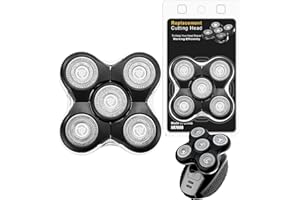 YAZIYIR Cabezales de afeitar de repuesto RX5 - Compatible con las afeitadoras Remington Balder Pro XR1500, XR1501 y RX5 (1 pieza)