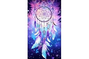 ZHUMUTO Diamond Painting Adultos Grande Tamaño Kit Completo,Cuadros Pintura de Diamante para Adultos 40x70 cm Atrapasueños C,Con Diamond Painting Accesorios para Decorar la Habitación