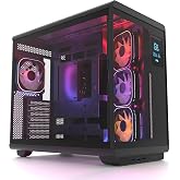Hawk Gaming HC710 850W 80+ Bronze ARGB Akvaryum ATX Mid Tower Siyah Gaming Kasa