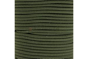 E-KURZWAREN 5m Gummikordel 1mm / 2mm / 2,5mm / 3mm / 4mm / 5mm Hutgummi hochwertig Rundgummi Gummischnur elastisch Handwerk 32 Farben