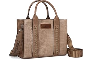 Montana West Women's Wrangler Tote Bag for Women Zipper Shoulder Handbag Totes
