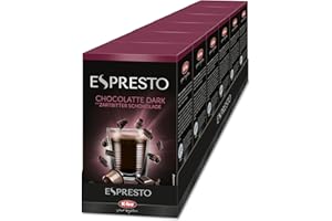 ‎ESPRESTO ESPRESTO Kakaokapseln, Zartbitter Schokolade, kompatibel mit K-fee & ALDI,* EXPRESSI*, fairtrade-zertifzierte Kakaobohnen, 96 Kapseln