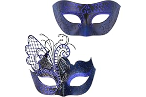 Coddsmz Couples Butterfly Mask Masquerade Venetian Halloween Party Evening Prom Ball Mask Bar Costumes Accessory